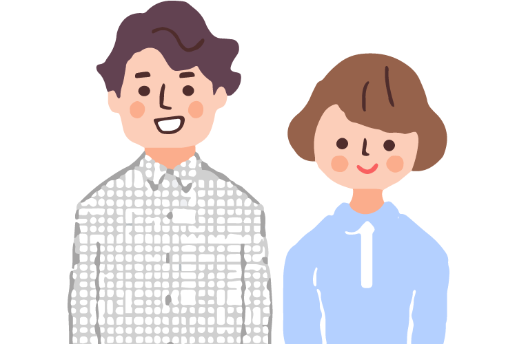 夫婦のイラスト